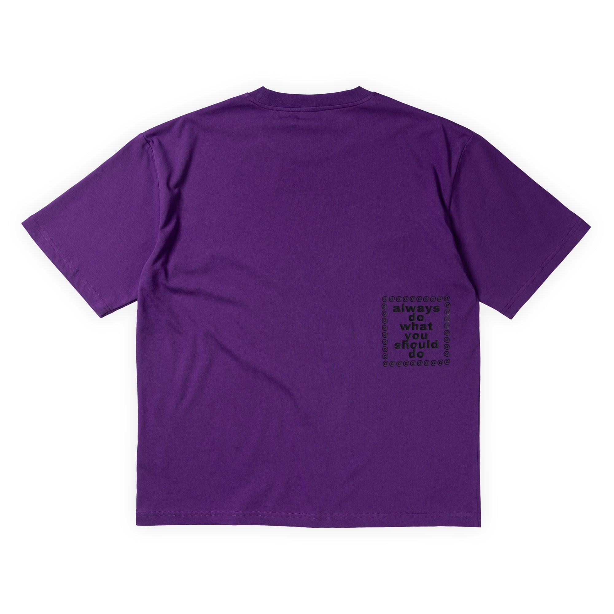 Always Do What You Should Do Girbuard Tee - Purple