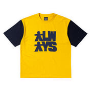 Always Do What You Should Do Human Tee - Yellow / Navy
