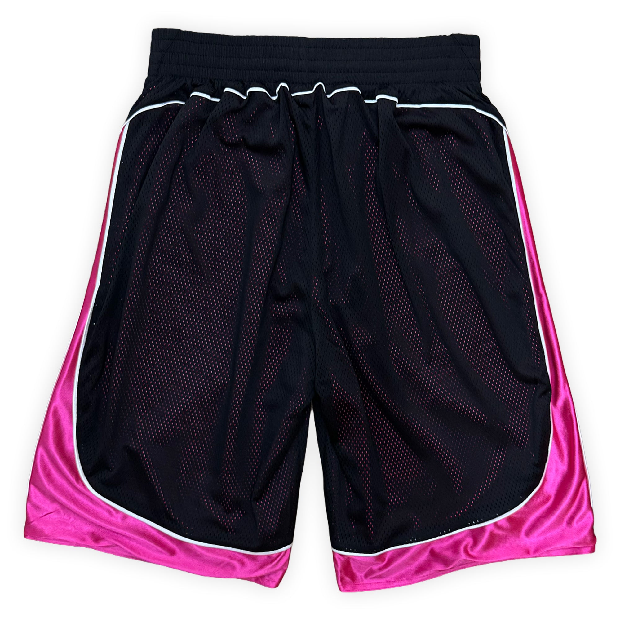 Always Do What You Should Do Reversible Court Shorts - Black / Fuchsia