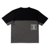 Always Do What You Should Do Waza Panelled Shirt - Grey / Black