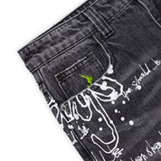 Always Do What You Should Do Waza Jeans - Washed Black