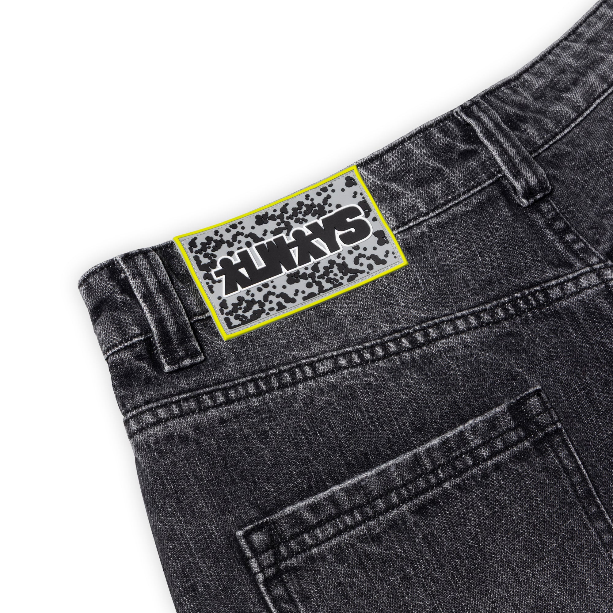 Always Do What You Should Do Waza Jeans - Washed Black