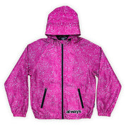 Always Do What You Should Do Dotted Bandemic Jacket - Fuchsia