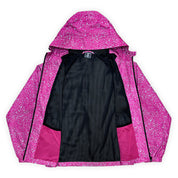 Always Do What You Should Do Dotted Bandemic Jacket - Fuchsia