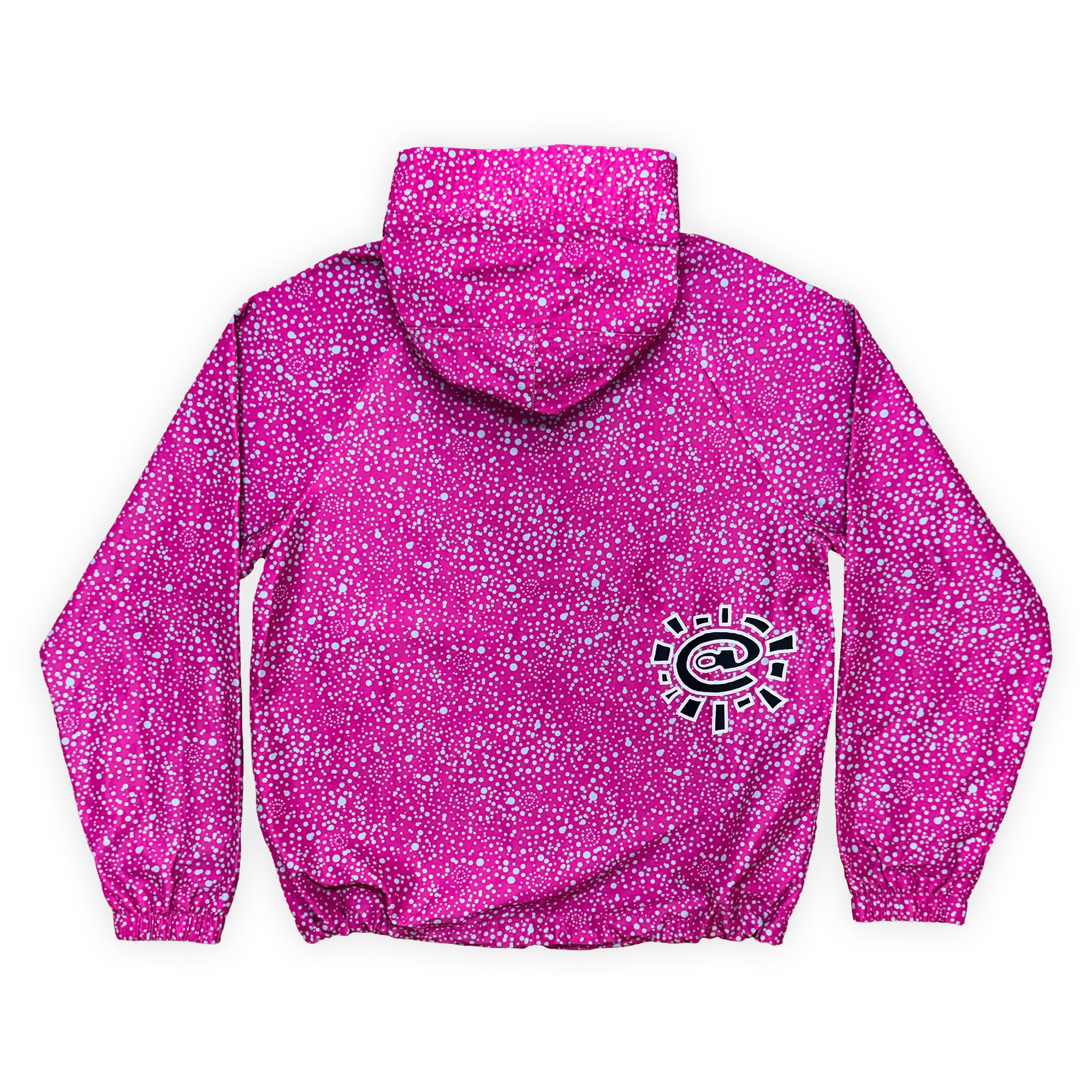 Always Do What You Should Do Dotted Bandemic Jacket - Fuchsia