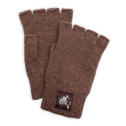 Pass~Port Australian Manufactured Fingerless Gloves - Brown