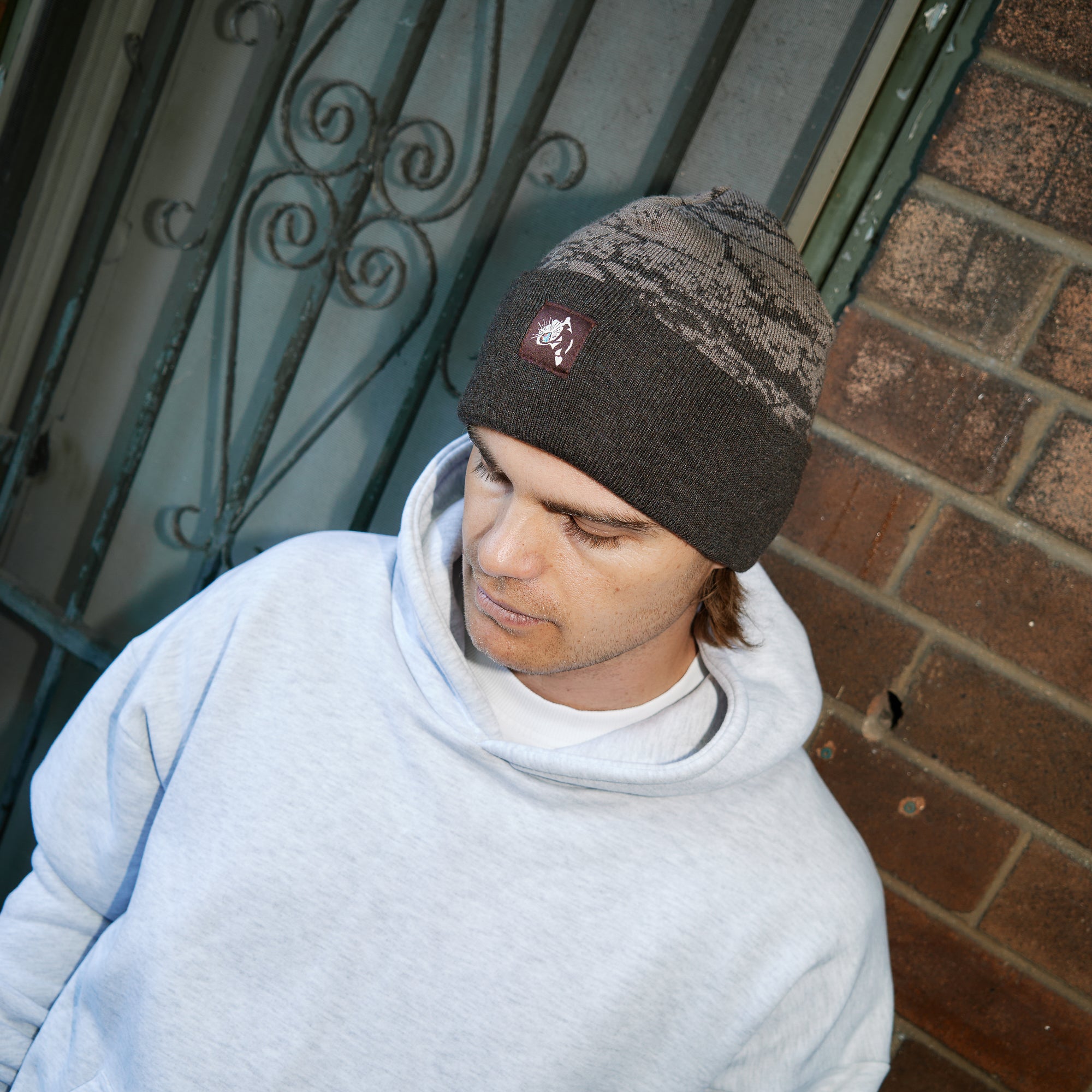 Pass~Port Australian Manufactured Wool Beanie - Brown