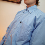 Pass~Port Australian Manufactured Oxford Shirt - Blue