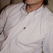 Pass~Port Australian Manufactured Oxford Shirt - White Check