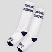 Pass~Port Australian Manufactured Socks - White / Navy