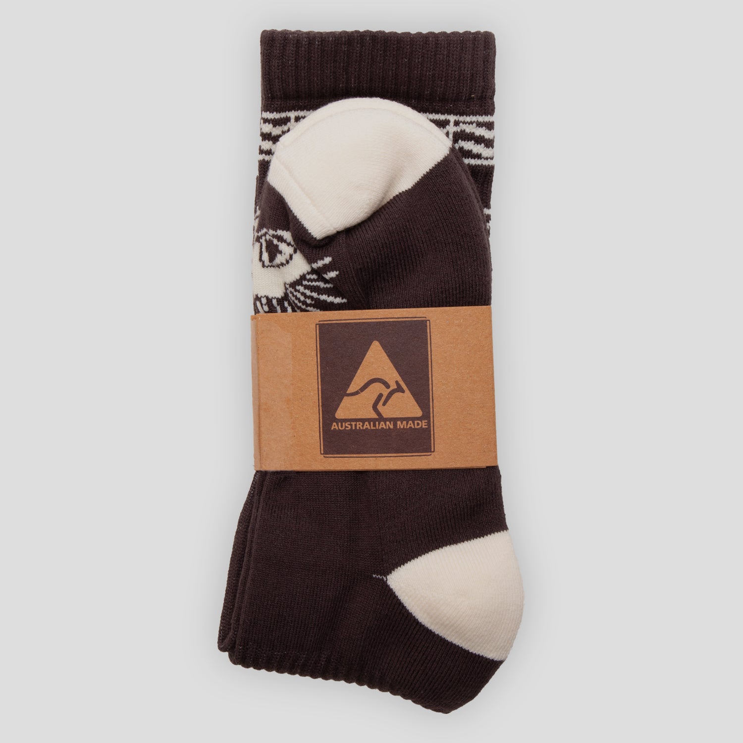 Pass~Port Australian Manufactured Socks - Brown / Natural