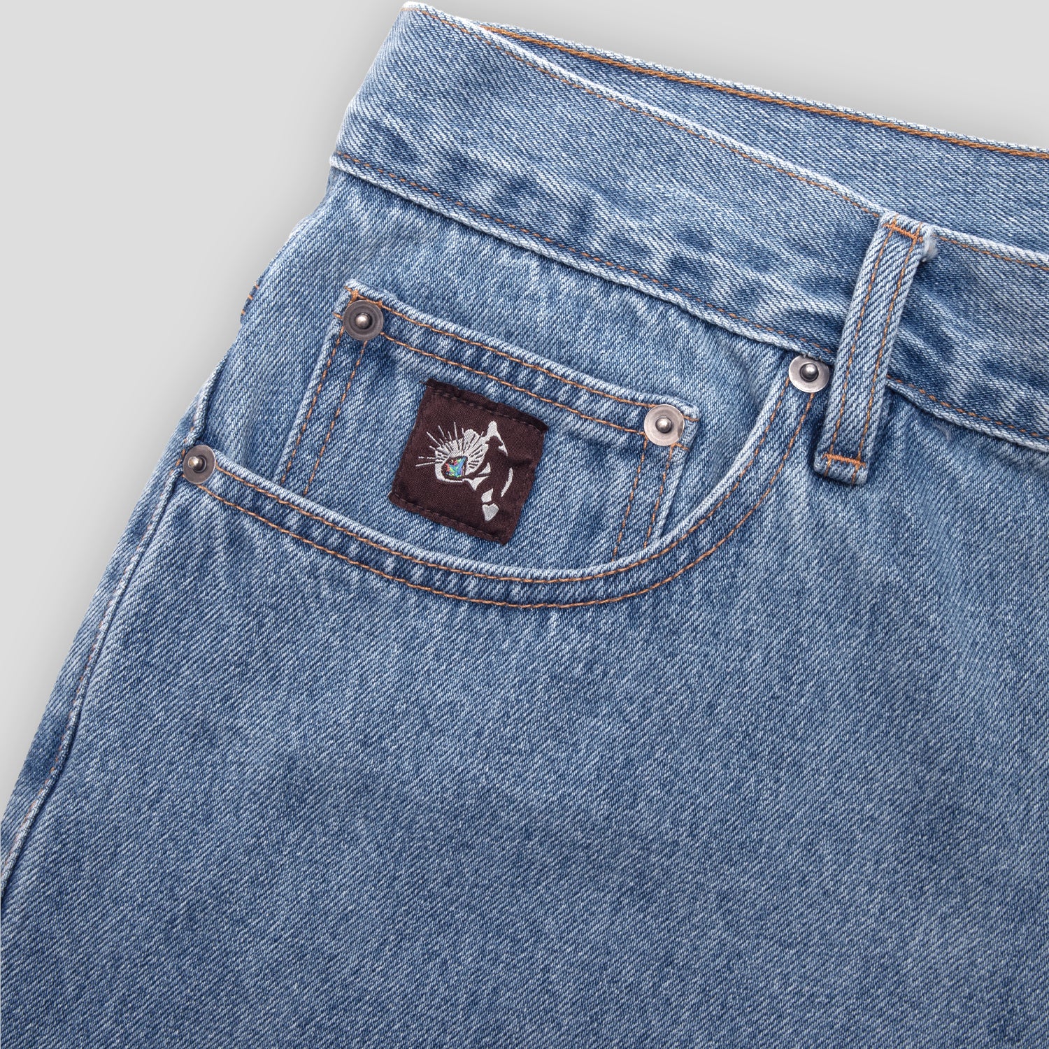 Pass~Port Australian Manufactured Denim Short - Light Indigo