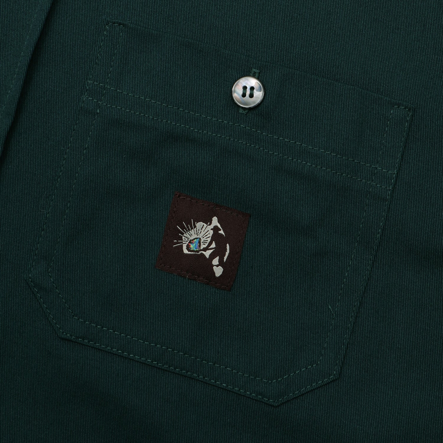 Pass~Port Australian Manufactured Short Sleeve Work Shirt - Jade Green