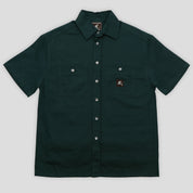 Pass~Port Australian Manufactured Short Sleeve Work Shirt - Jade Green