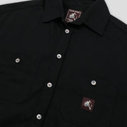 Pass~Port Australian Manufactured Short Sleeve Work Shirt - Black