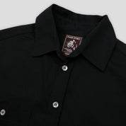 Pass~Port Australian Manufactured Short Sleeve Work Shirt - Black