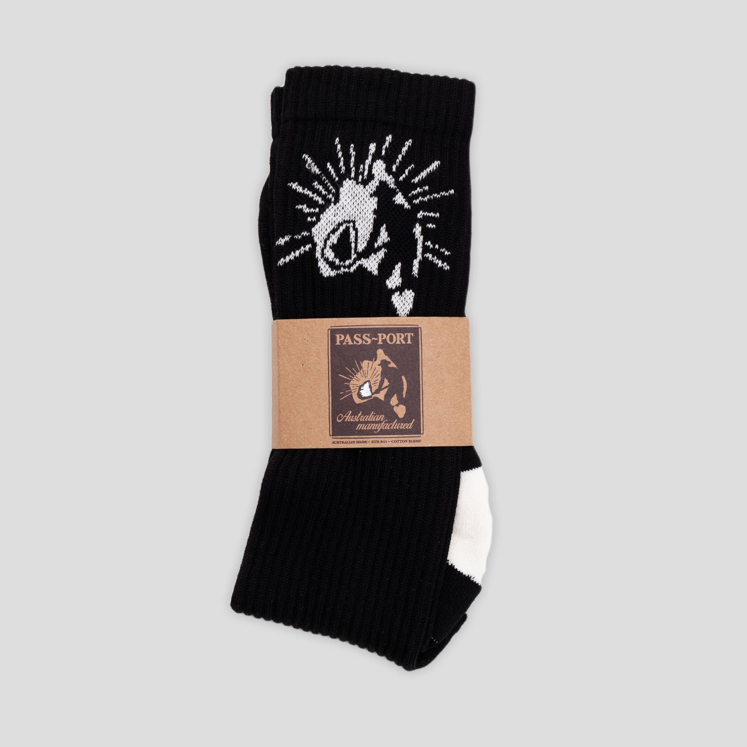 Pass~Port Australian Manufactured Socks - Black