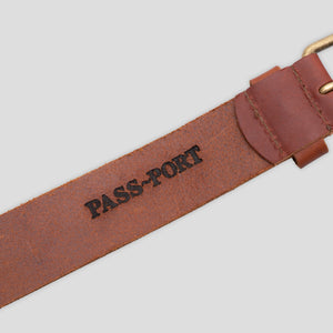 Pass~Port Australian Manufactured Belt - Brown