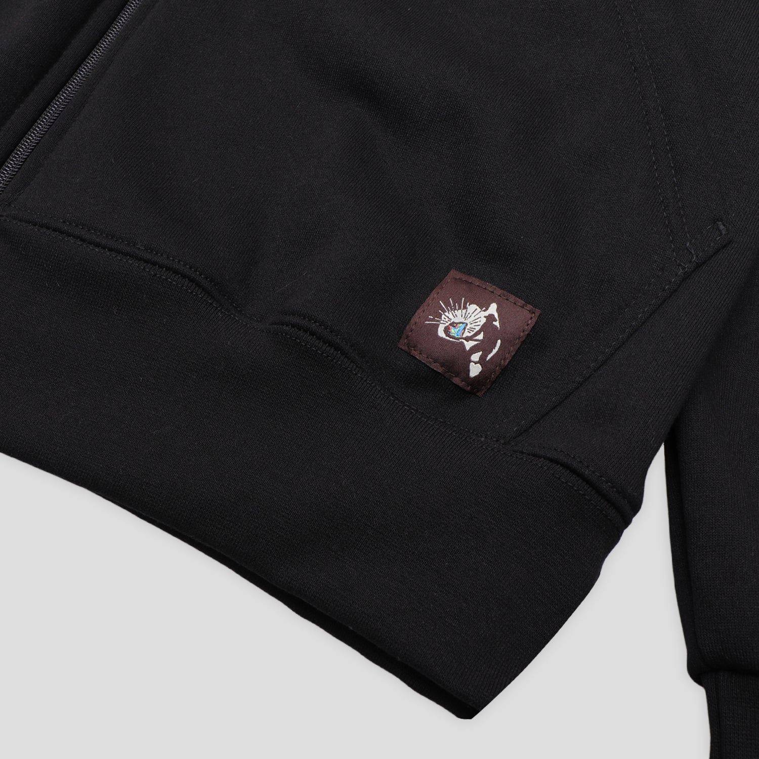 Pass~Port Australian Manufactured Zip Hood - Black