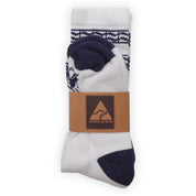 Pass~Port Australian Manufactured Socks - White / Navy