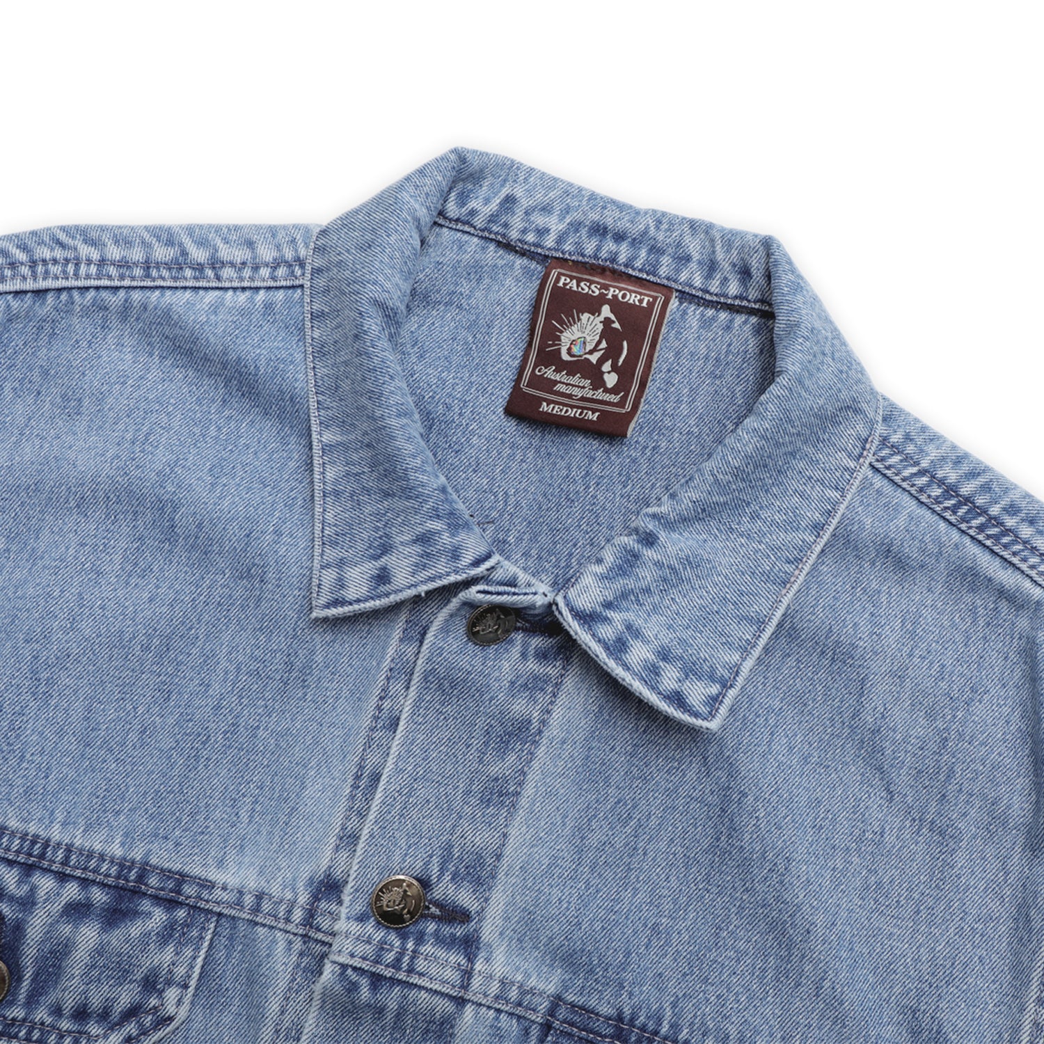 Pass~Port Australian Manufactured Denim Jacket - Light Indigo