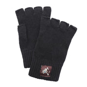 Pass~Port Australian Manufactured Fingerless Gloves - Black
