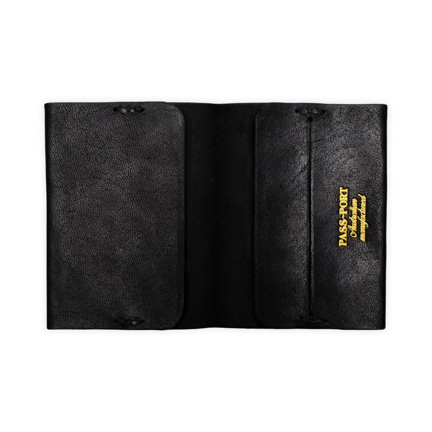 Pass~Port Australian Manufactured Leather Wallet - Black