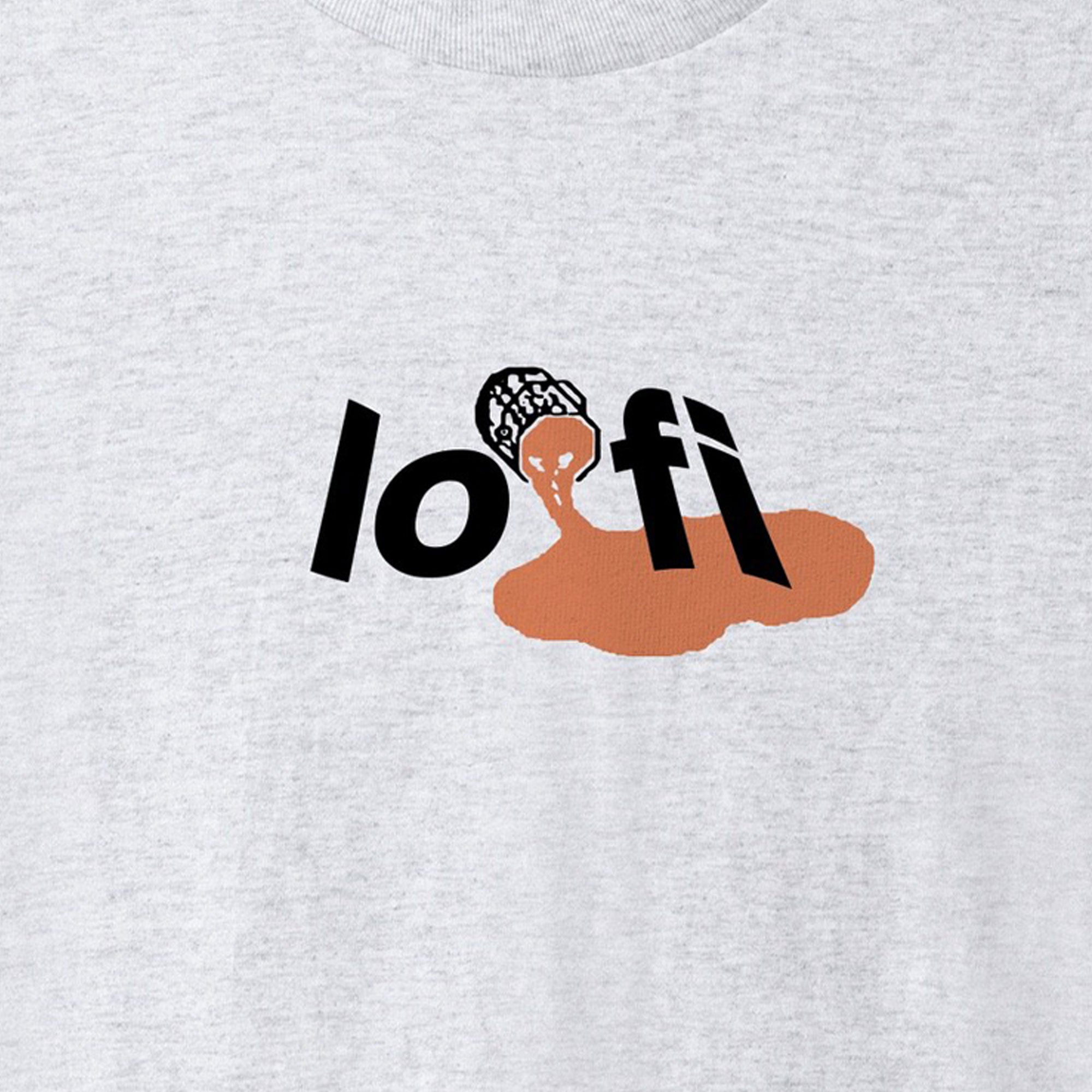 Lo-Fi Paint Logo Tee - Ash