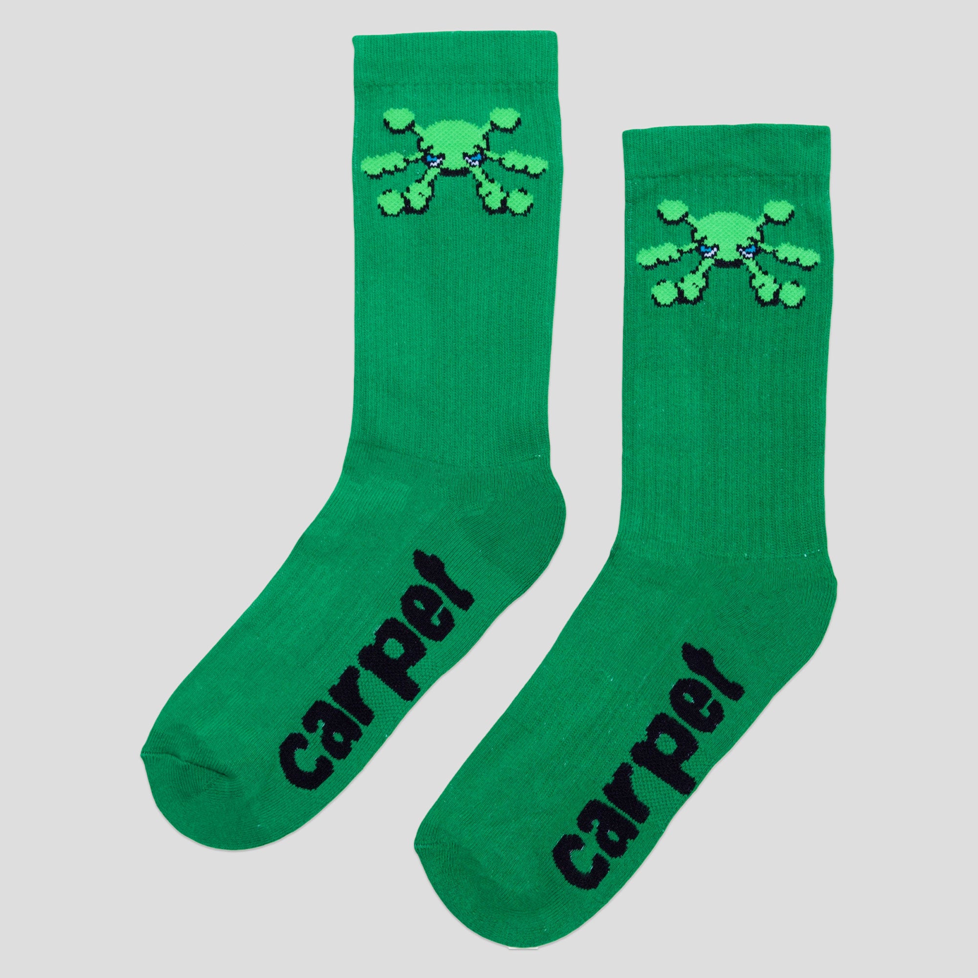 Carpet Company Bacteria Sock - Green