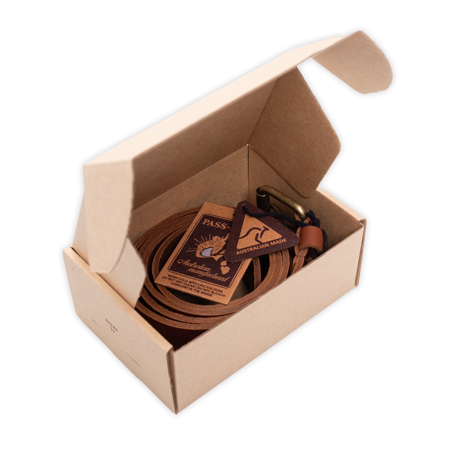 Pass~Port Australian Manufactured Belt - Brown