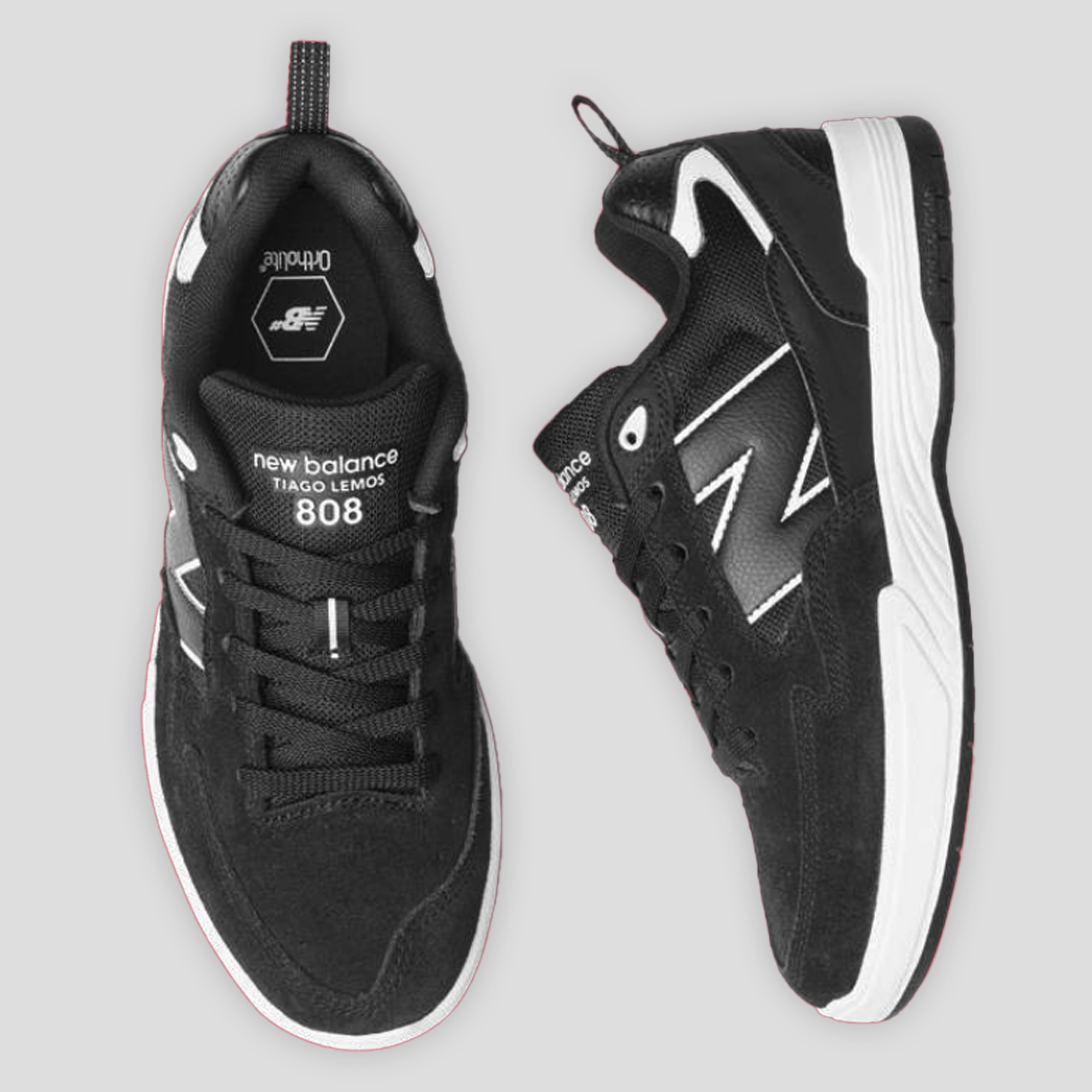 New Balance Numeric 808L- Black / White