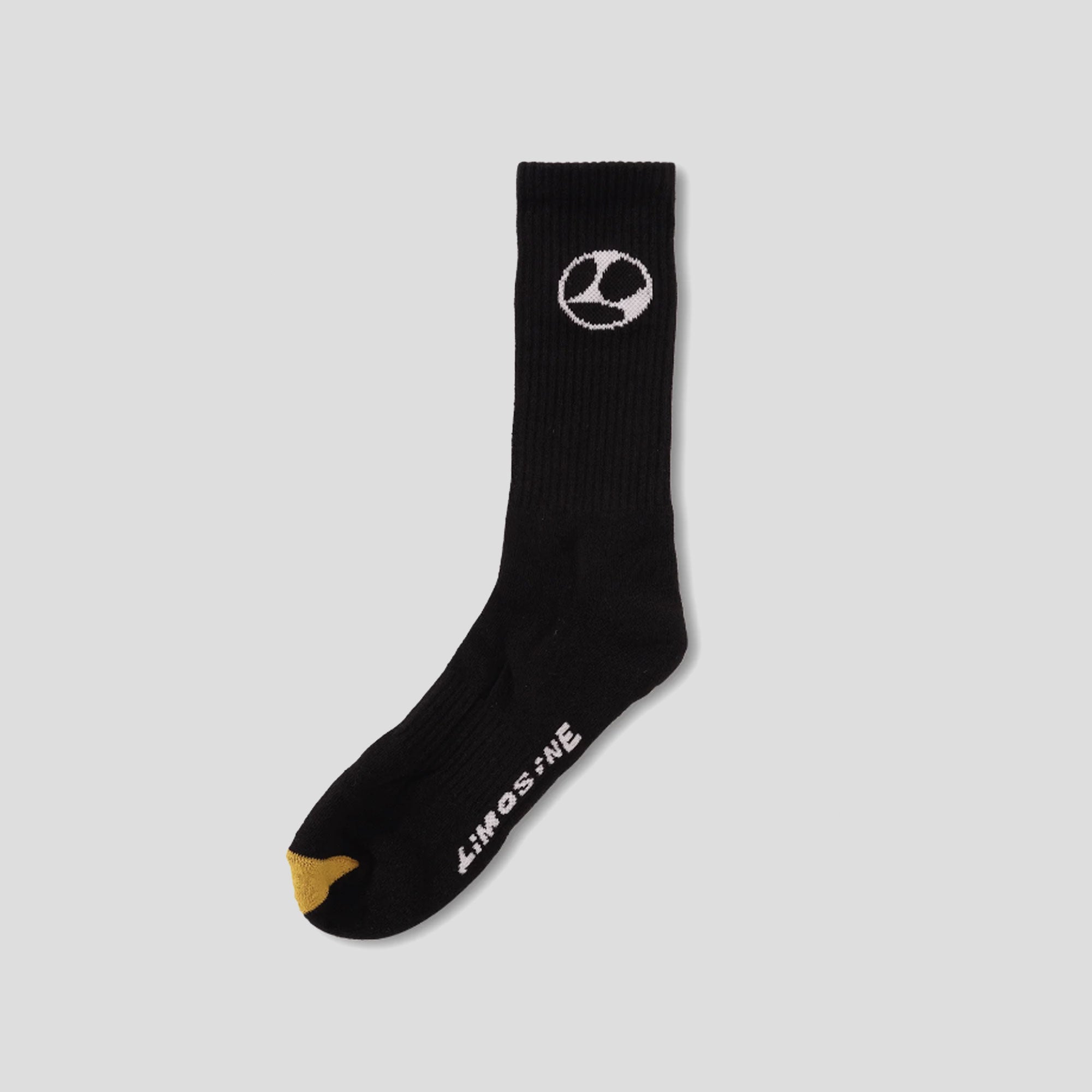 Limosine Gold Toe Sock - Black