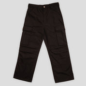 Hoddle Pleated Ripstop Cargo Pants - Black