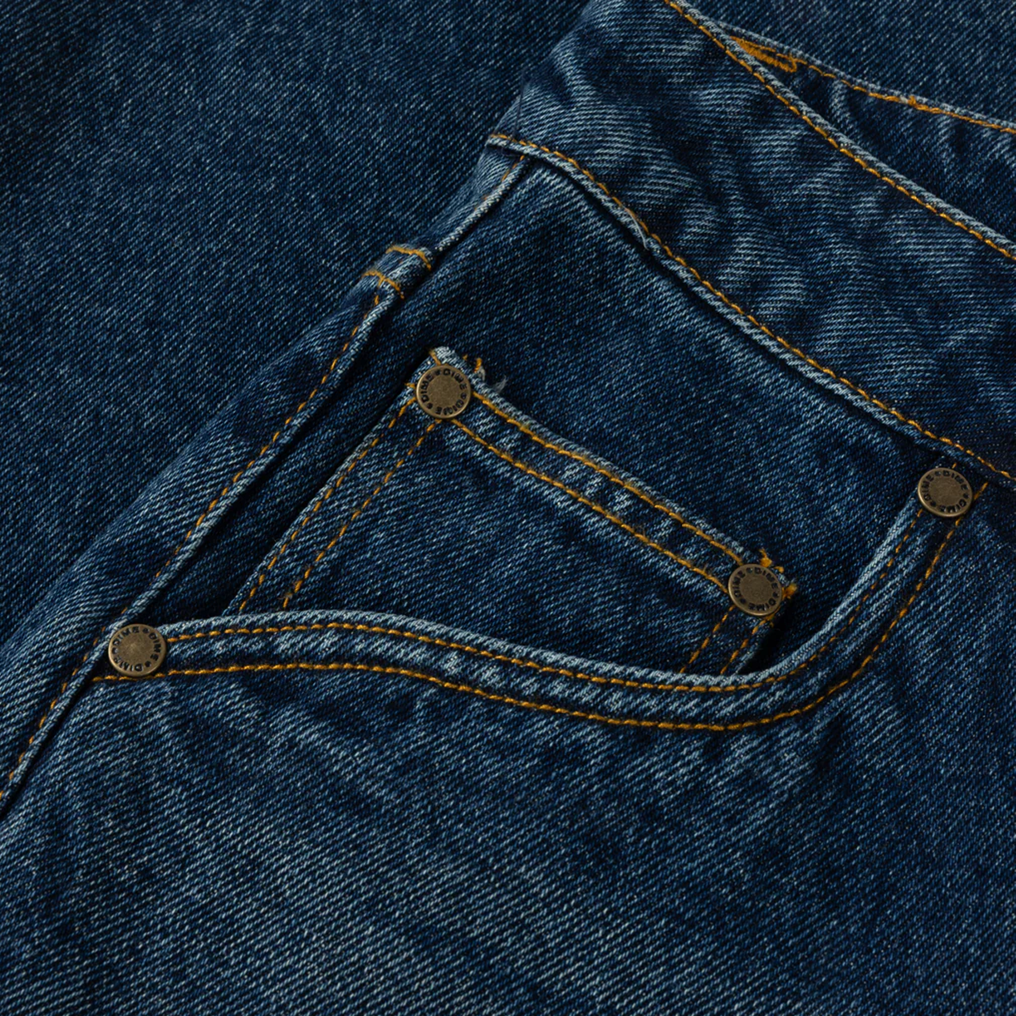 Dime Classic Relaxed Denim Pants - Faded Indigo