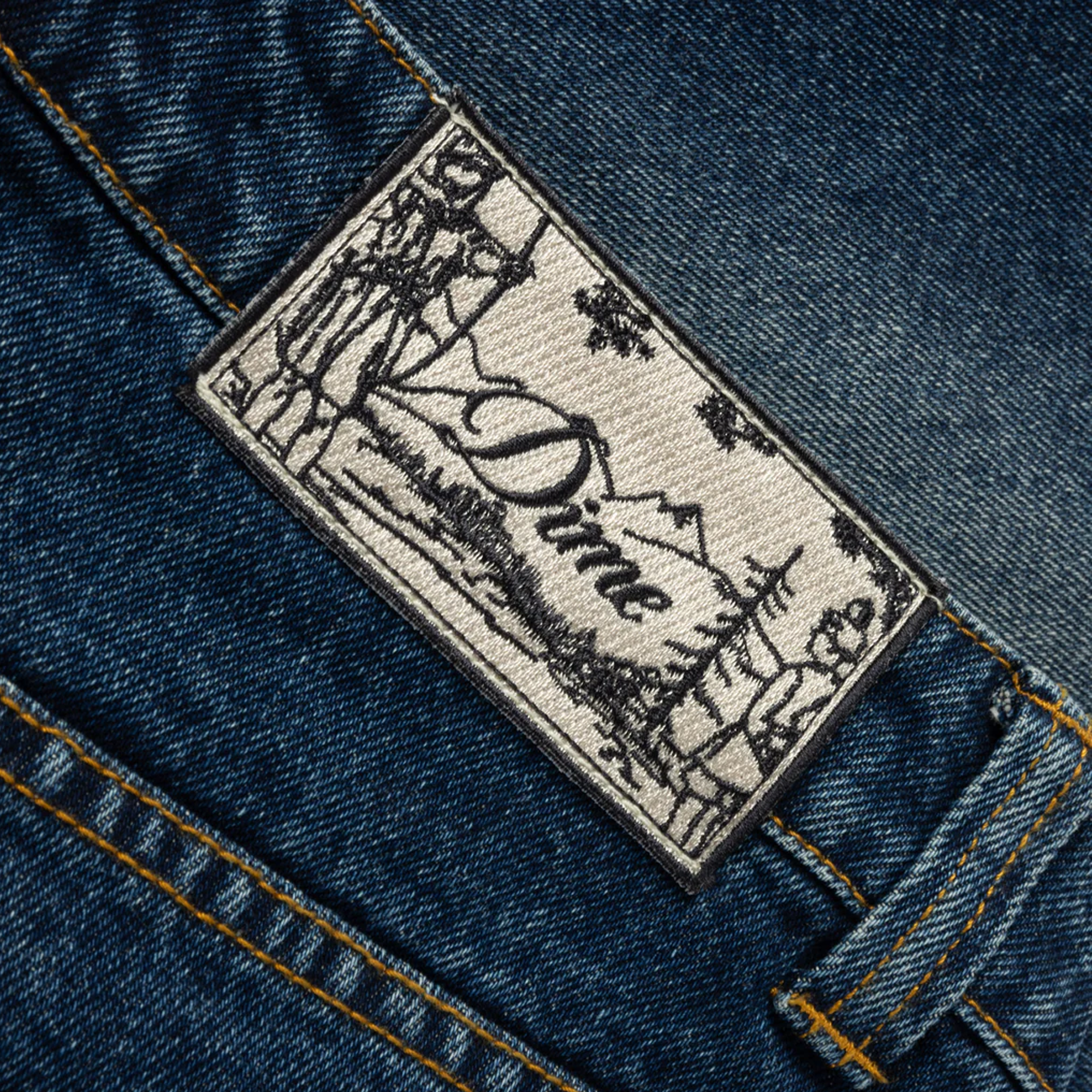 Dime Classic Relaxed Denim Pants - Faded Indigo