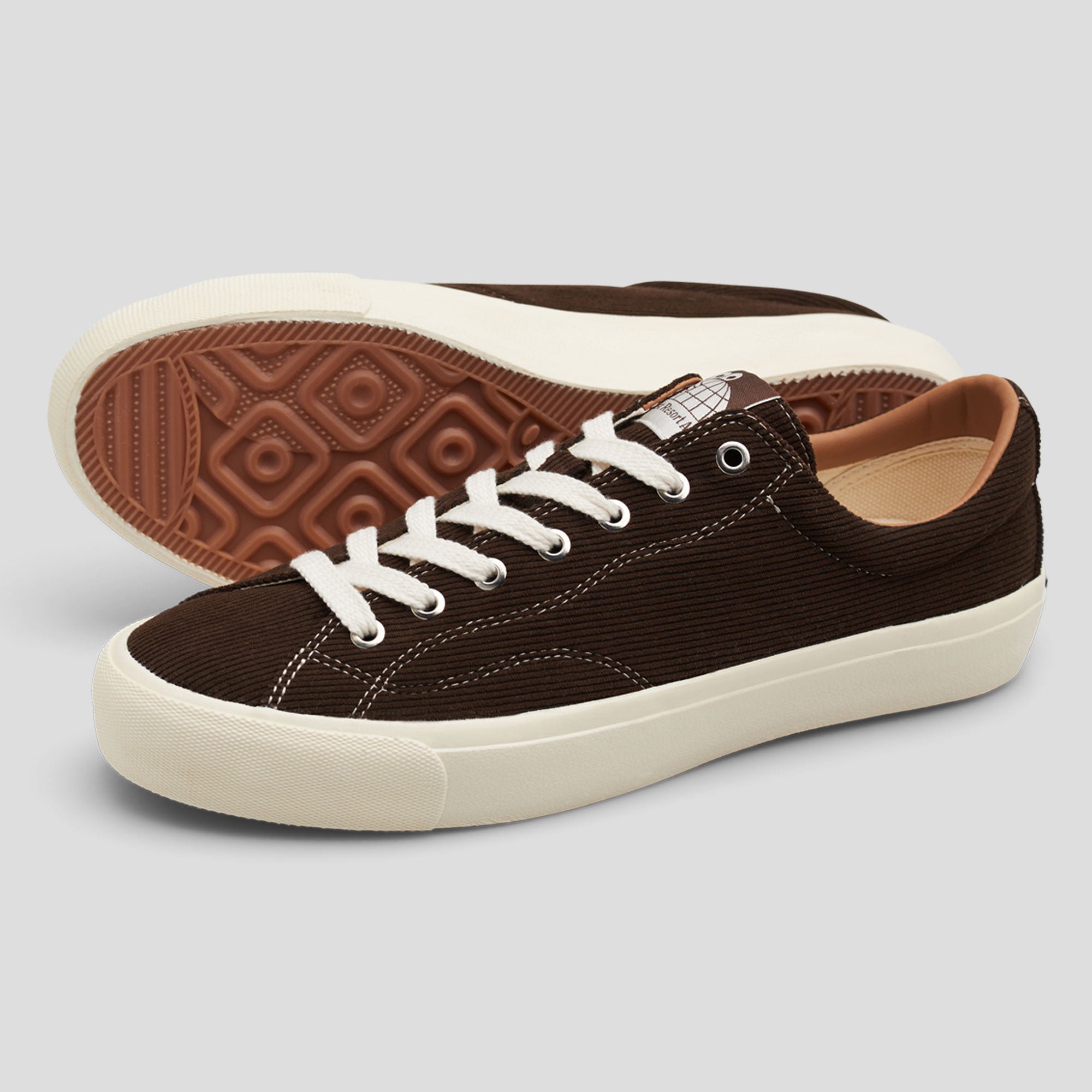 Last Resort AB VM003 Cord - Dark Brown / White