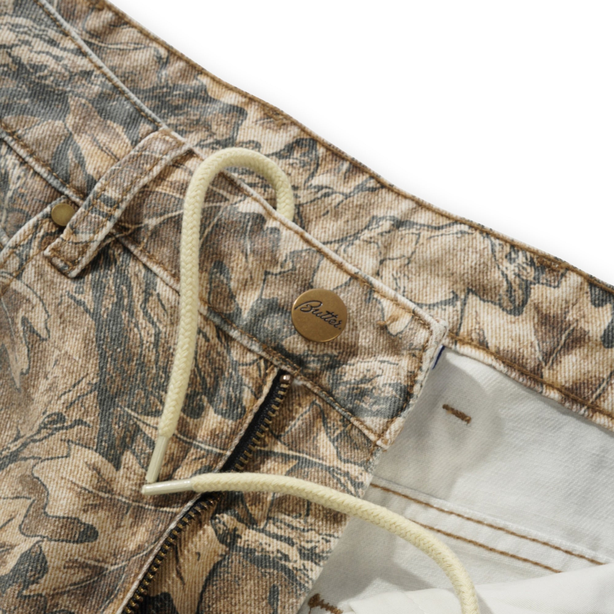 Butter Goods Carpenter Denim Shorts - Forest Camo