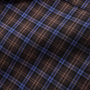 Butter Goods Plaid Shirt - Brown / Cobalt