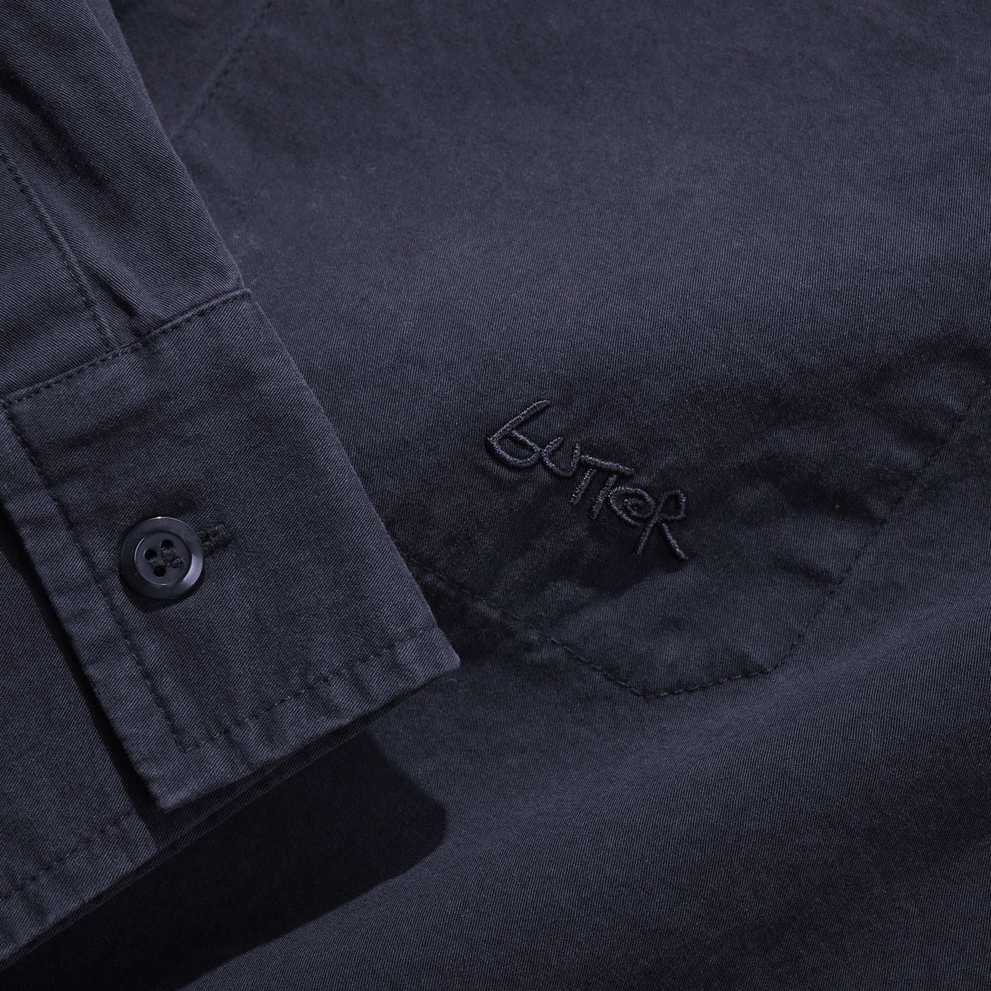 Butter Goods Abseil L/S Shirt - Washed Navy