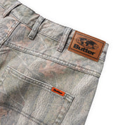 Butter Goods Baggy Denim Shorts - Forest Camo