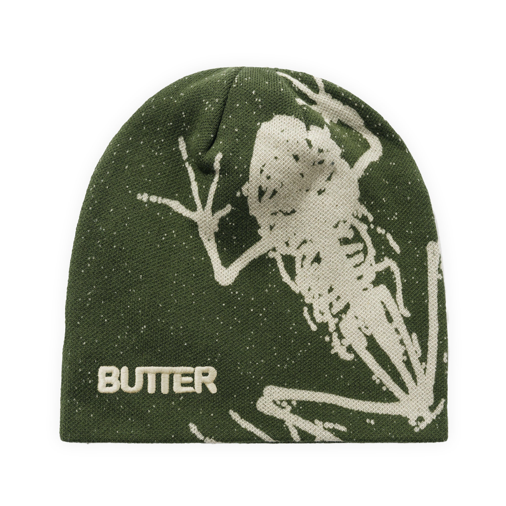 Butter Goods Amphibian Skully Beanie - Army