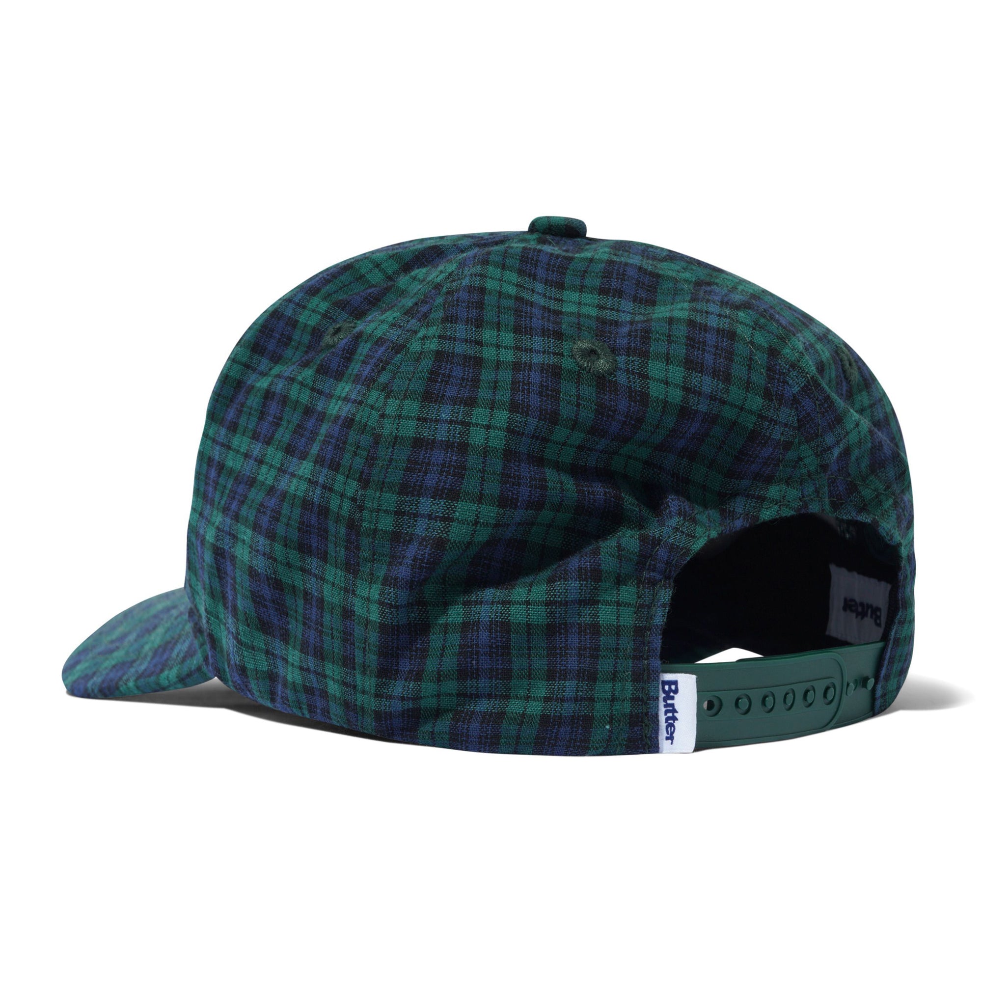Butter Goods Collegiate 6 Panel Cap - Plaid