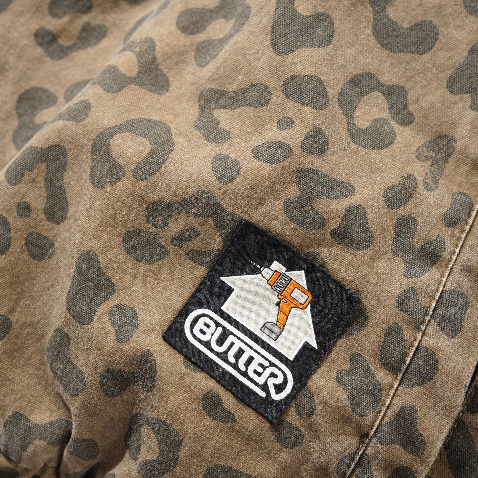 Butter Goods Insulated Work Jacket - Leopard