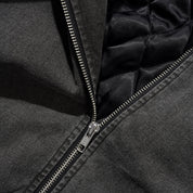Butter Goods Insulated Work Jacket - Washed Black