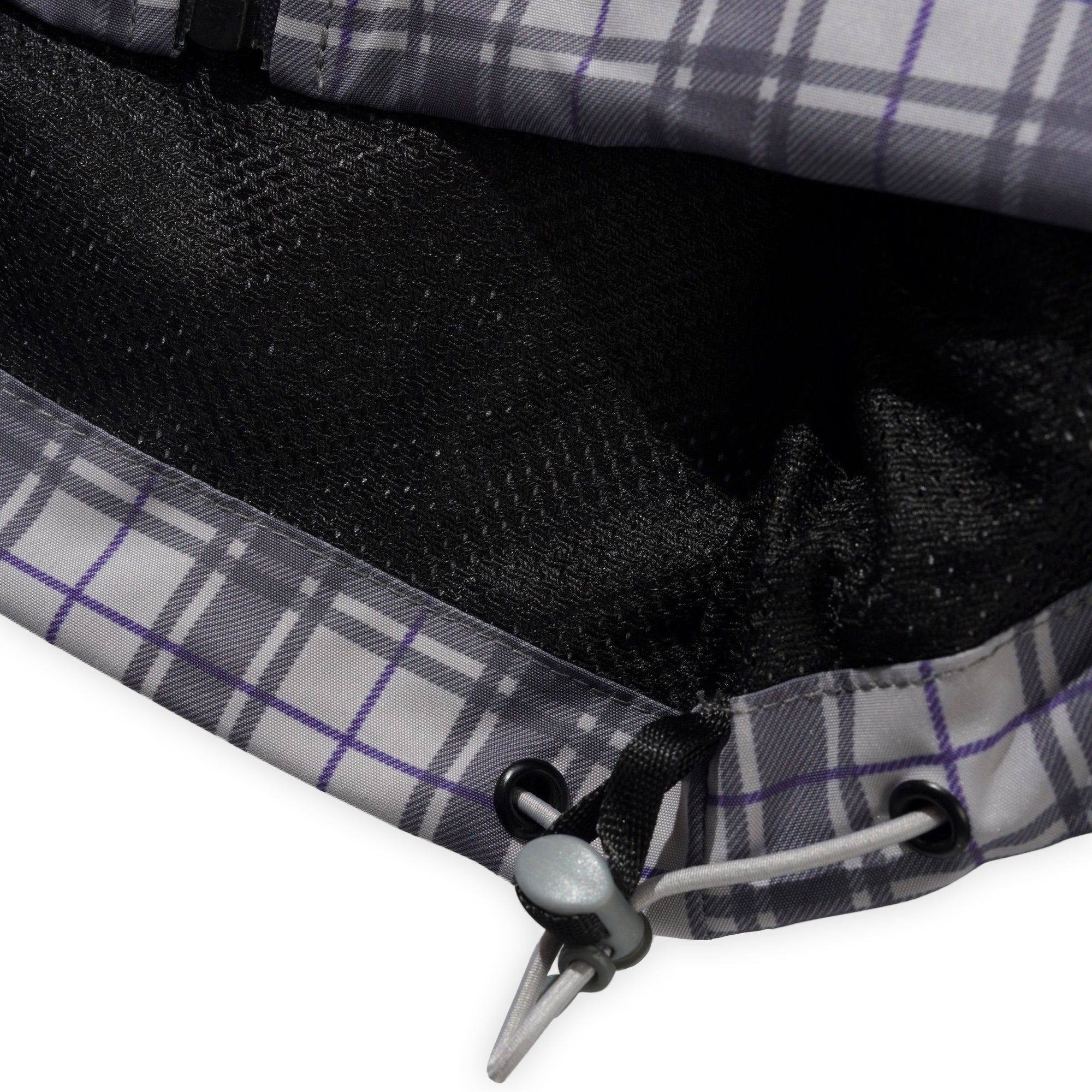 Butter Goods Plaid Nylon Jacket - Grey