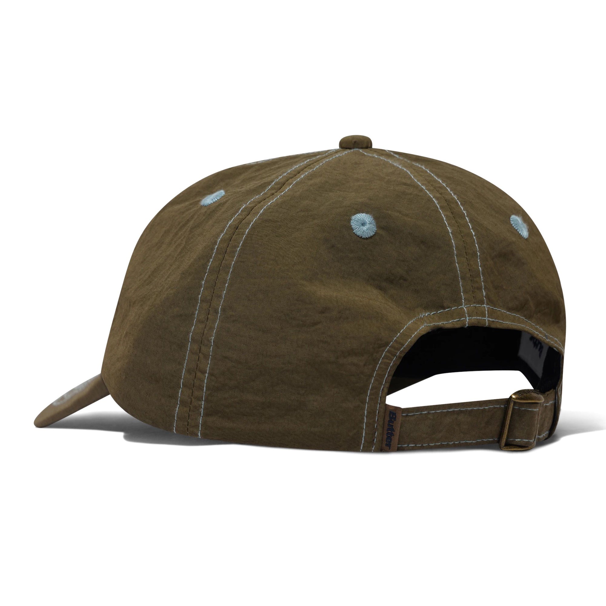 Butter Goods Overdyed Terrain 6 Panel Cap - Brown