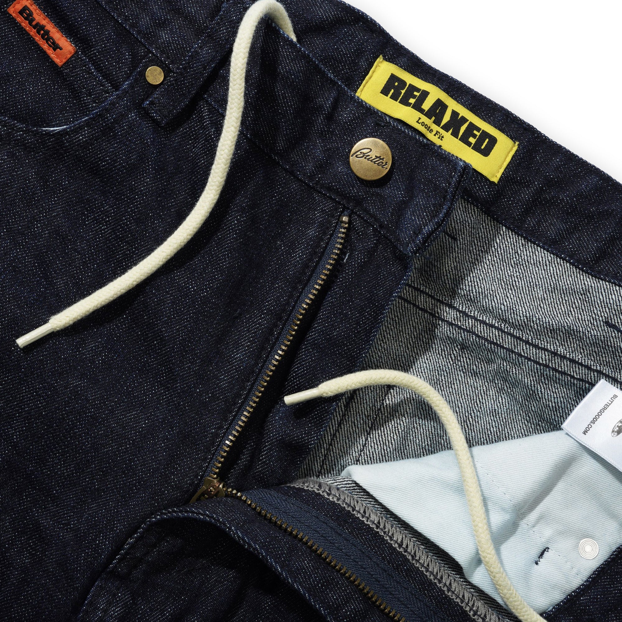 Butter Goods Relaxed Denim Jeans - Selvedge Blue