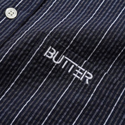 Butter Goods Seersucker Shirt - Navy