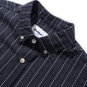 Butter Goods Seersucker Shirt - Navy