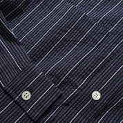 Butter Goods Seersucker Shirt - Navy